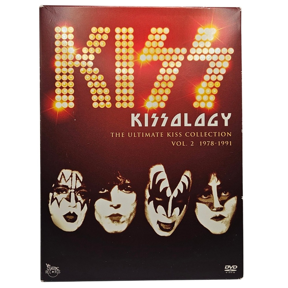 KISS Kissology Vol 2 1978-1991 DVD 3-Disc Set Ultimate Collection Hard Rock